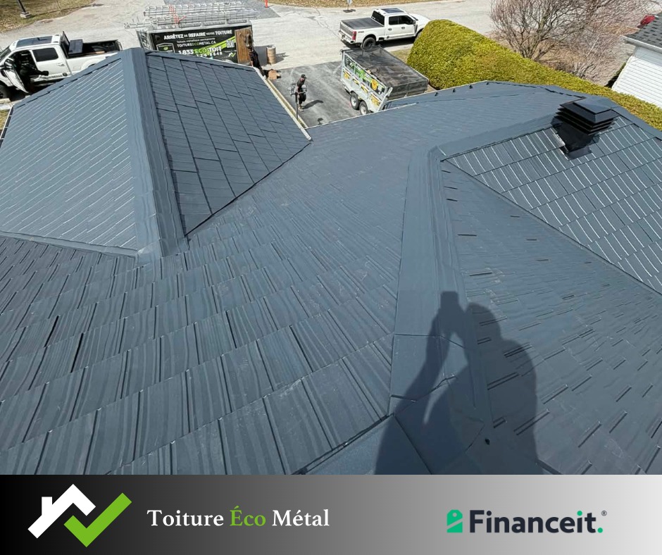 Toiture métallique installée Toiture Éco Métal