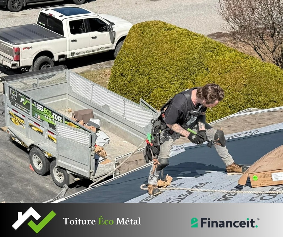 Toiture métallique à Beauceville