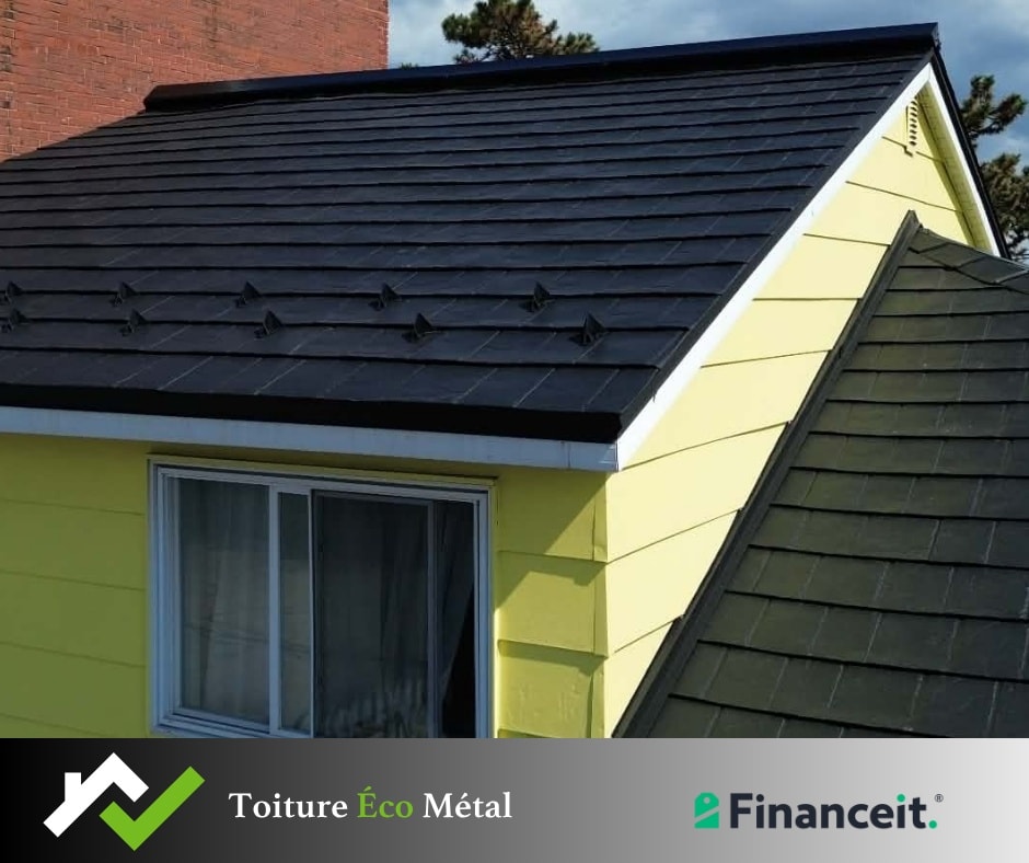 Toiture métallique installée Toiture Éco Métal