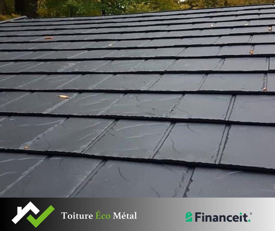 Toiture métallique installée Toiture Éco Métal