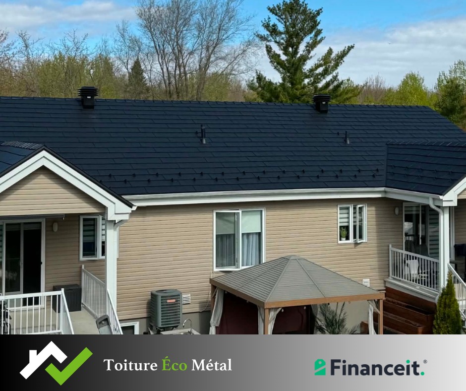 Toiture métallique installée Toiture Éco Métal