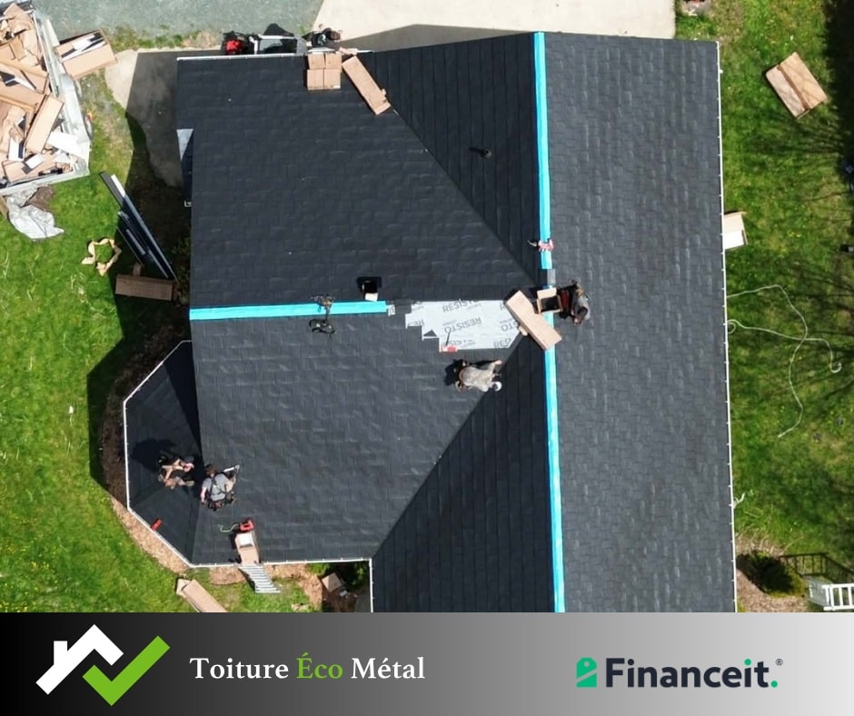 Toiture métallique installée Toiture Éco Métal à Val-d'Or