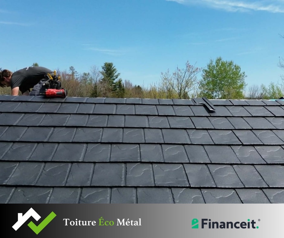 Projet résidentiel Toiture Éco Métal